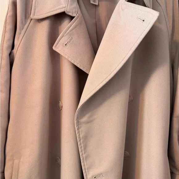 H&M Light Beige Long Trench Coat - Picture 4 of 4
